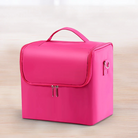 4-Tier Professional Cosmetic Case | Makeup Organizer Pink