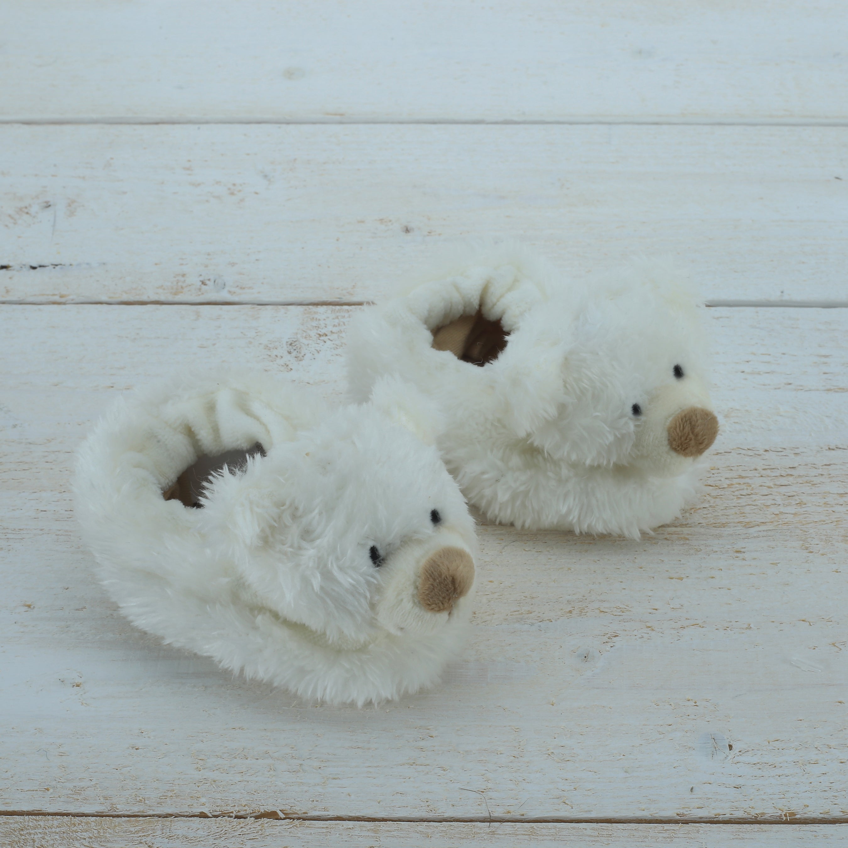 Plush Bear Baby Slippers (0-6 Months)