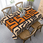 Modern African Geometric Tablecloth