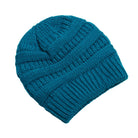 Turquoise Women's Knitted Beanie Hat