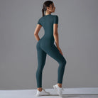 Seamless Workout Two-Piece Set Green