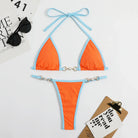 Stylish 2-Piece Bikini Set - Orange