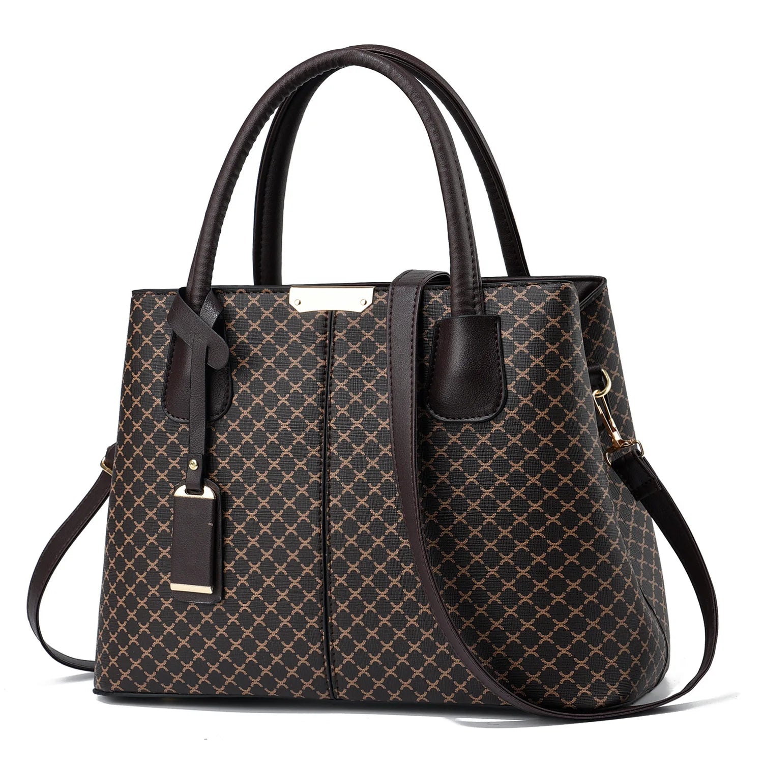 Stylish Plaid Women's Tote Handbag 6