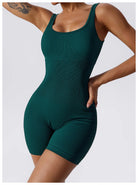 Women's Seamless Fitness Playsuit - Green 3